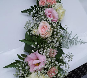 Décoration florale pour un centre de table de repas de mariage à Toulouse - 31